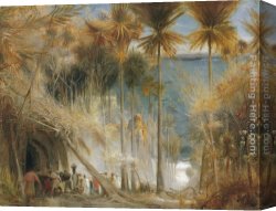 Ali Foreman Zaire Canvas Paintings - Ali Baba abd the Forty Thieves by Albert Goodwin