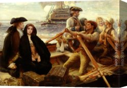 Arrival of The Boats Canvas Paintings - The Jolly Boat by Albert Lynch
