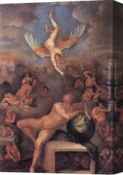 Allegory of Human Life Canvas Paintings - Allegory of Human Life by Alessandro Allori