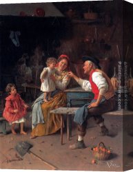 Grandpa Canvas Paintings - A Gift From Grandpa by Alessandro Sani