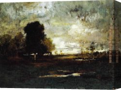 Alexander Canvas Paintings - Early Autumn by Alexander Helwig Wyant