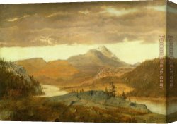Vista Canvas Paintings - Mountain Vista by Alexander Helwig Wyant