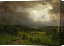 Storm Canvas Paintings - Storm Ahead by Alexander Helwig Wyant