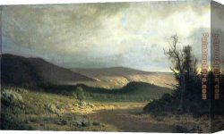 Alexander Canvas Paintings - Sun in Kentucky by Alexander Helwig Wyant