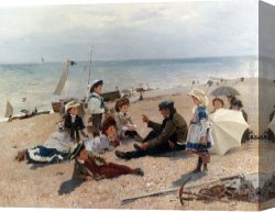 Story Canvas Paintings - A Story by Alexander Rossi