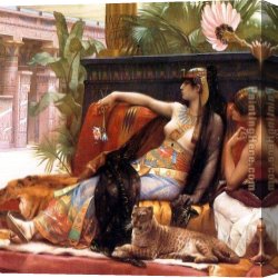 Prisoners Canvas Paintings - Cleopatra Testing Poisons on Condemned Prisoners cropped by Alexandre Cabanel