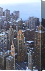 Butirskiy Canvas Paintings - Magnificent Mile by Alexei Butirskiy