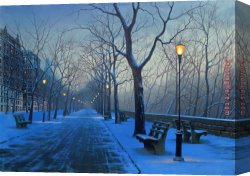 Alexei Canvas Paintings - Prelude to Spring by Alexei Butirskiy