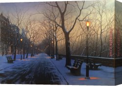 Alexei Canvas Paintings - Prelude to Spring Warm by Alexei Butirskiy