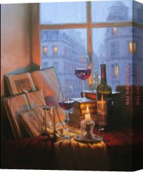 Butirskiy Canvas Paintings - Rainy Days And Mondays by Alexei Butirskiy