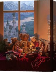 Alexei Canvas Paintings - through the eyes of a child by Alexei Butirskiy