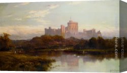 Royal Canvas Paintings - Royal Windsor by Alfred de Breanski Snr