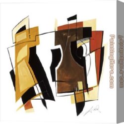 Arena Canvas Paintings - Arena I by Alfred Gockel