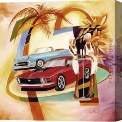 Figure Classic Canvas Paintings - Classic Cool II by Alfred Gockel