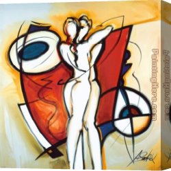 Romance Canvas Paintings - Endless Love by Alfred Gockel
