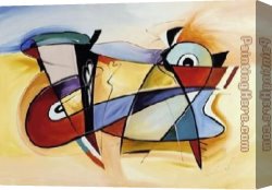 Hide-and-seek Canvas Paintings - Playing Hide & Seek by Alfred Gockel