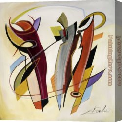 Sweet Canvas Paintings - sweet tones by Alfred Gockel