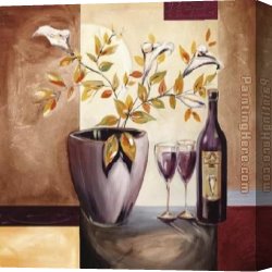 A Peaceful Time Canvas Paintings - Time to Unwind II by Alfred Gockel