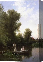 Boating Canvas Paintings - Boating in the Afternoon by Alfred Thompson Bricher