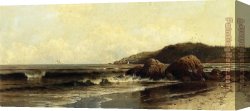Breaking Canvas Paintings - Breaking Surf 1 by Alfred Thompson Bricher