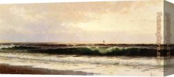 Salisbury Close Canvas Paintings - Morning Salisbury Beach by Alfred Thompson Bricher