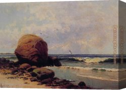 Seascapes Canvas Paintings - Seascape by Alfred Thompson Bricher