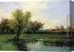 Springtime Canvas Paintings - Springtime by Alfred Thompson Bricher