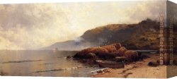 Day) Canvas Paintings - Summer Day at Grand Manan by Alfred Thompson Bricher