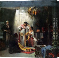 Han-wu Canvas Paintings - A Hard Decision by Alois Hans Schramm