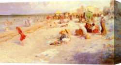 Han-wu Canvas Paintings - The Last Days Of Summer by Alois Hans Schramm