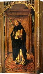 Alonso Canvas Paintings - St. Peter Martyr (Detail) by Alonso Berruguete