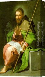 Alonso Canvas Paintings - St James the Greater by Alonso Cano