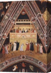 (holy Canvas Paintings - Descent of the Holy Spirit by Andrea Bonaiuti da Firenze