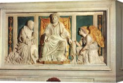 Nicolas Canvas Paintings - Monument of Cardinal Nicola de Cusa by Andrea Bregno