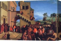 Sarto Canvas Paintings - Stories of Joseph2 by Andrea del Sarto