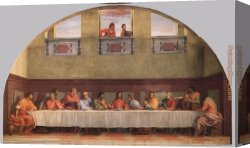 Sarto Canvas Paintings - The Last Supper by Andrea del Sarto