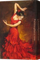 Dance The Night Away Canvas Paintings - Dance by Andrew Atroshenko