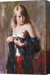 Love Story Canvas Paintings - First Love by Andrew Atroshenko