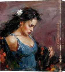 A Gypsy Canvas Paintings - Gypsy by Andrew Atroshenko