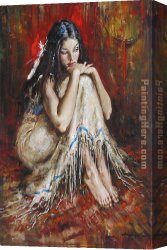 Atroshenko Canvas Paintings - Indigenous by Andrew Atroshenko