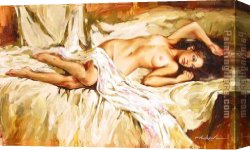 Love Story Canvas Paintings - Just for Love by Andrew Atroshenko