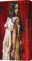 Atroshenko Canvas Paintings - Remeberance by Andrew Atroshenko