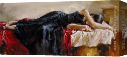 Repose Canvas Paintings - Repose by Andrew Atroshenko