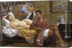 Venetian Canvas Paintings - Venetian Hotel Room by Andrew Sterrett Conklin