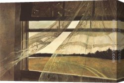 Wind Canvas Paintings - Wind from the Sea by Andrew Wyeth