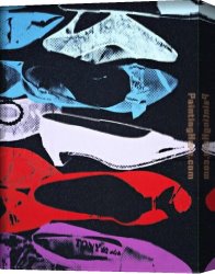 Warhol Canvas Paintings - Diamond Dust Shoes by Andy Warhol