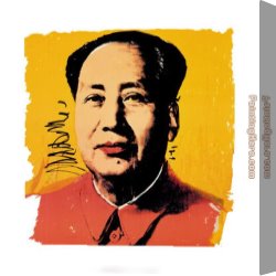 Warhol Canvas Paintings - Mao 1972 by Andy Warhol