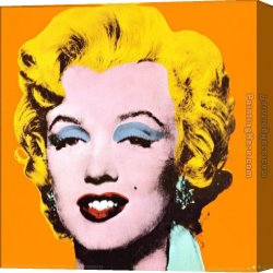 Warhol Canvas Paintings - Marilyn by Andy Warhol