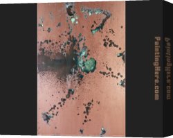 Warhol Canvas Paintings - Oxidation by Andy Warhol
