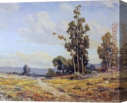 Bloom Canvas Paintings - California In Bloom by Angel Espoy